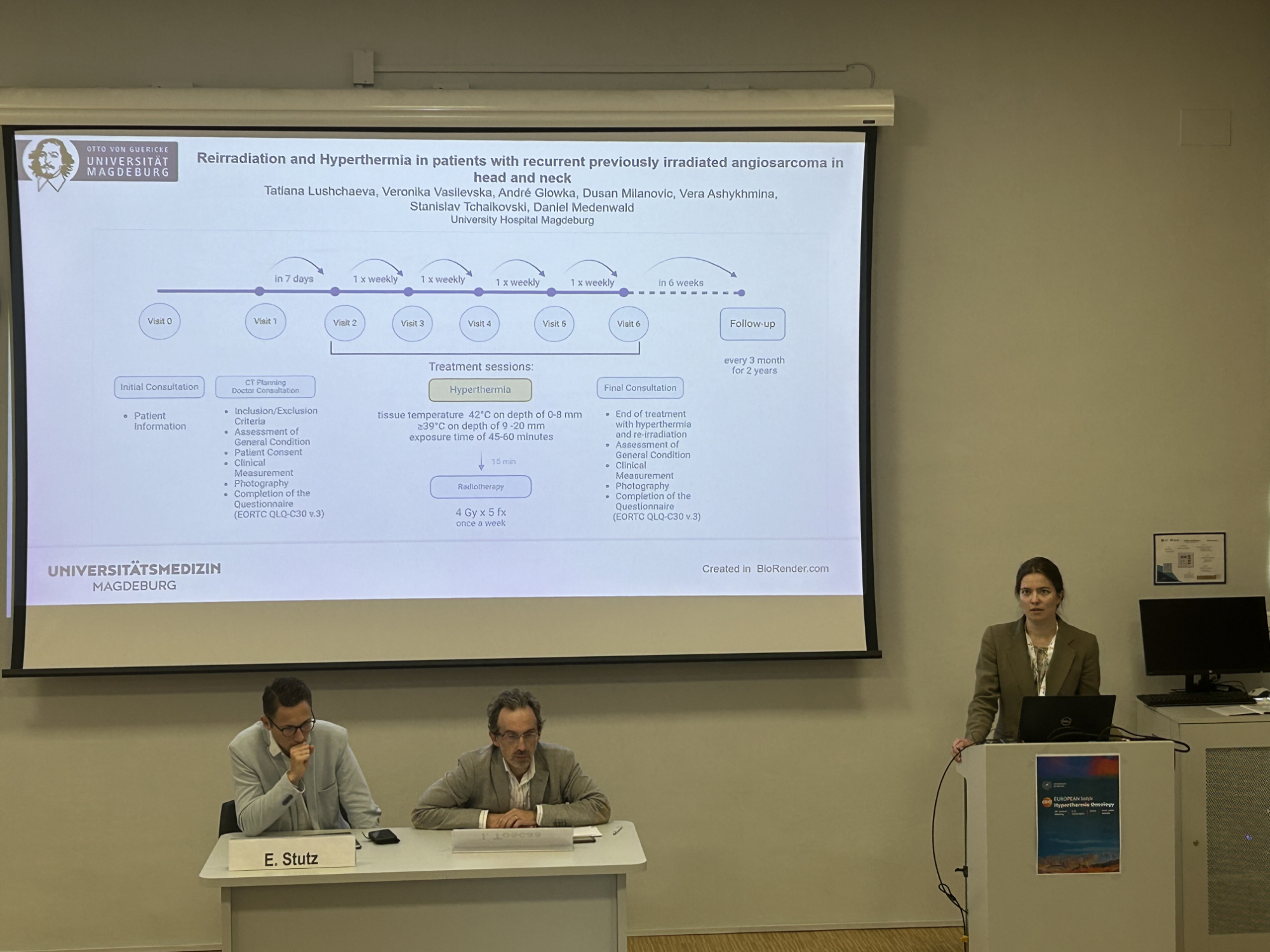 ESHO24 Fast presentation of Tatiana Lushchaeva (university Medical Center Magdeburg) on a study design for head&neck angiosarcoma heckel news 2025 ESHO24 Fast presentation of Tatiana Lushchaeva (university Medical Center Magdeburg) on a study design for head&neck angiosarcoma